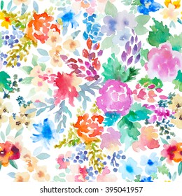 Watercolor Floral Pattern