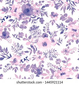 Purple Flower Print High Res Stock Images Shutterstock