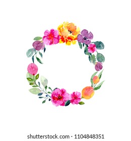 Bright Watercolor Floral Background Images Stock Photos Vectors