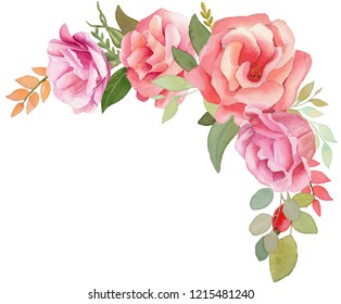 Floral Decoration Wedding Invitation Card Border Stock Illustration ...