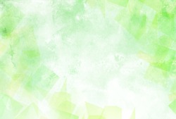 Watercolor Fresh Green Japanese Paper Background
