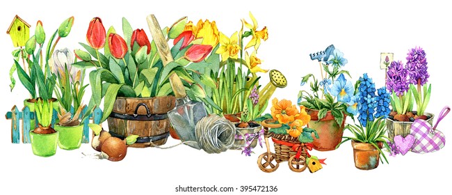 A Beautiful Flower Garden Drawing : Beautiful Scenery Pictures Flowers