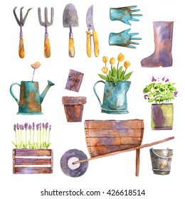 1,181,674 Watercolor garden Images, Stock Photos & Vectors | Shutterstock