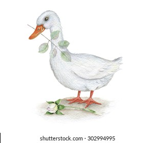 2,841 Goose watercolor Images, Stock Photos & Vectors | Shutterstock