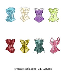 247 Corset watercolor Images, Stock Photos & Vectors | Shutterstock