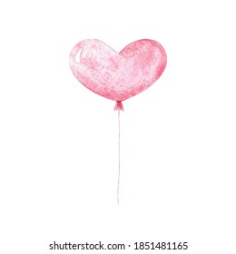 pink heart balloons clipart