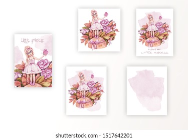 Bilder Stockfoton Och Vektorer Med Girl Baby Invitation Gold Pink