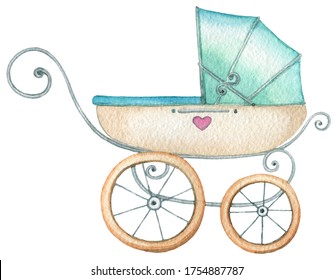 323 Watercolor Pram Images, Stock Photos & Vectors | Shutterstock