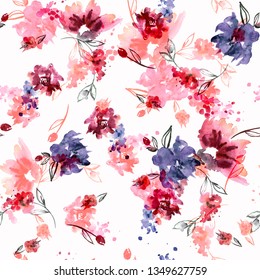 WHITE MAGNOLIAS SATIN FINISH MAUVE BACKROUND FLORAL Wallpaper bordeR Wall Decor