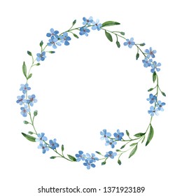 Watercolor Forget Me Not Hd Stock Images Shutterstock