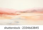 
watercolor minimalist landscape, design, background, texture