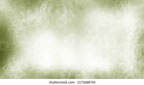 Watercolor nature frame background decorated with green beige tone gradient graphic design. - Powered by Shutterstock