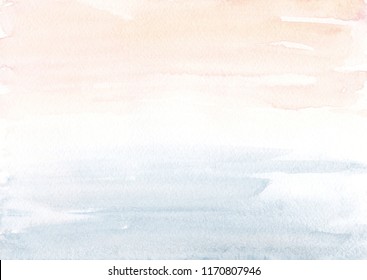 Watercolor Neutral Gray Blue texture Beige gray blue background