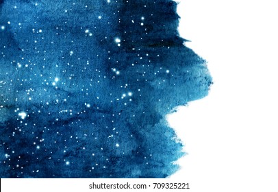 Watercolor Stars In The Sky Images Stock Photos Vectors