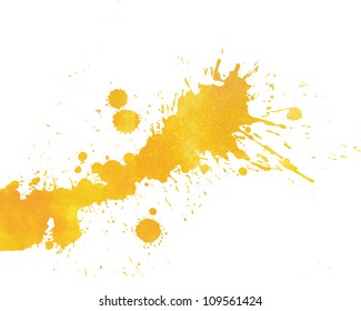 Watercolor Paint Splash Stock Illustration 109561424 | Shutterstock