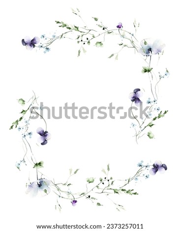 Similar – Wildflowers wreath Style