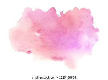 Watercolor Painting Ideas Red Purple Shades Stock Illustration 