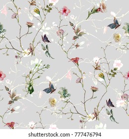 Grey Floral Wallpaper Hd Stock Images Shutterstock