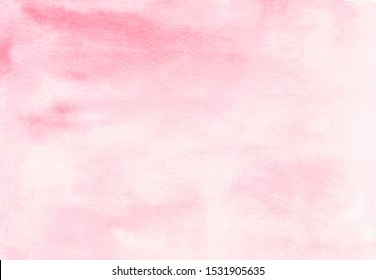 Watercolor Pale Pink Background With Splash And Gradient