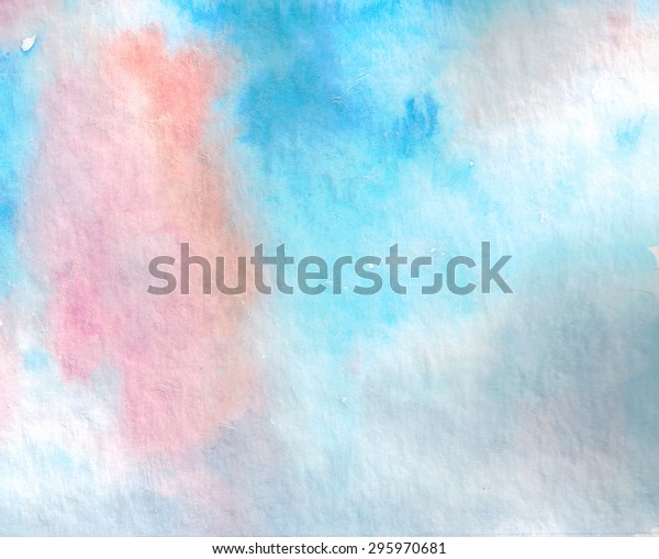 Watercolor Pastel Abstract Background Stock Illustration 295970681