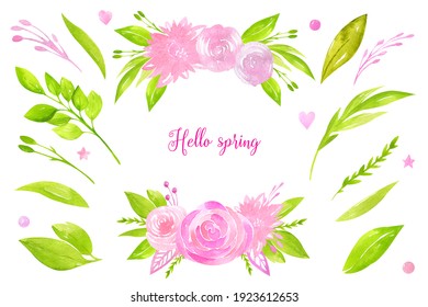 春 花 水彩 の画像 写真素材 ベクター画像 Shutterstock