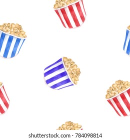 Watercolor Popcorn Set