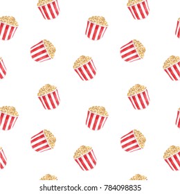 Watercolor Popcorn Set