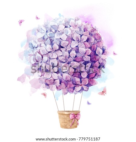 Similar – Image, Stock Photo White ball hydrangea flowers
