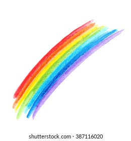 watercolor rainbow