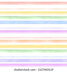 Watercolor rainbow striped pattern  Multicolor checkered pattern for kids  Pastel geometrical pattern for fabric  kids apparel  home decor