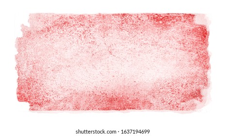 Watercolor Rectangle Background Isolated On White Stock Illustration ...