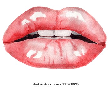 25,529 Watercolor lips Images, Stock Photos & Vectors | Shutterstock