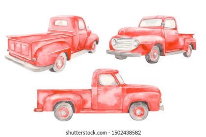 Watercolor Truck Images Stock Photos Vectors Shutterstock