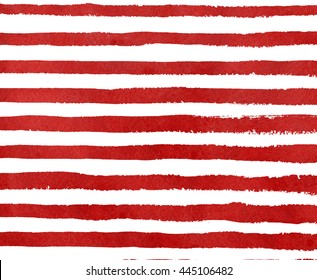 Watercolor red stripe grunge