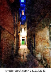 Dark Alleyway Stock Illustrations Images Vectors Shutterstock