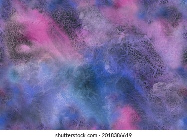 Watercolor seamless pattern. Atmospheric background with the abstract texture of precious stone.