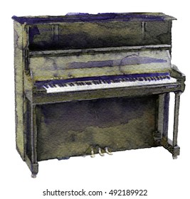 ピアノ 水彩 の画像 写真素材 ベクター画像 Shutterstock