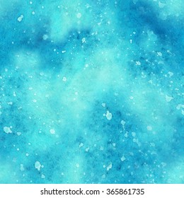 Watercolor Sky Illustration Stars Space Seamless Stock Illustration ...