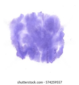 Watercolor Splash Color Purple Watercolor Background Stock Illustration ...