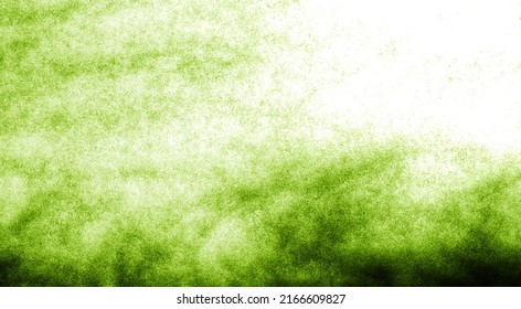 Watercolor stain background of botanical herbs in beige-green tones.  isolated on a white background