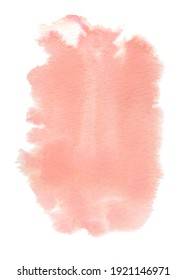 
watercolor stain pink peach background