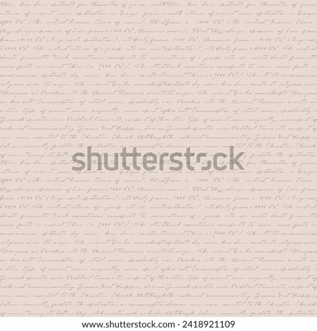 Watercolor text seamless pattern. High quality hand painting calligraphy pattern illustration.