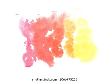 Watercolor Texture Of Stains On Whitepaper