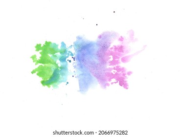 Watercolor Texture Of Stains On Whitepaper