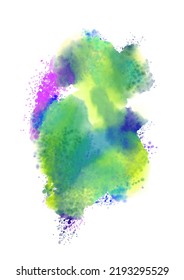 Watercolor Texture Transparent Design Elements