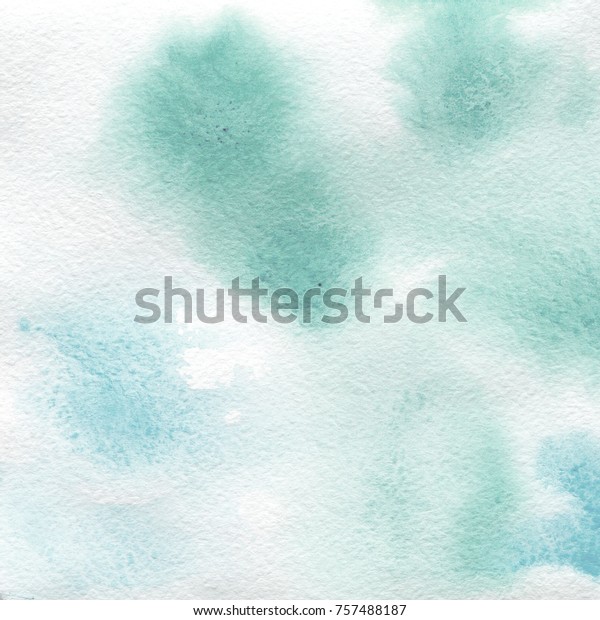 Watercolor Texture Transparent Light Grayblue Color Stock Illustration