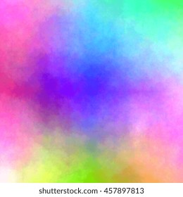 Watercolor Or Tie Die - Colorful Abstract Background