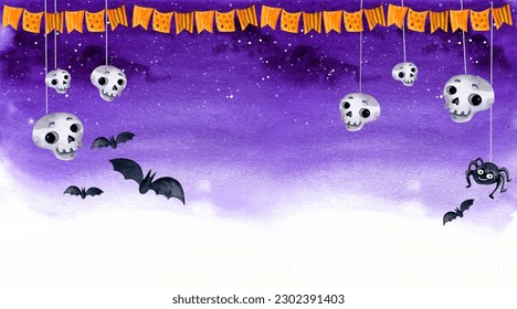 bats  watercolor funny