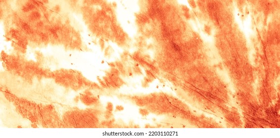 Watercolor Wallpaper Interior Watercolour Paint Fabric. Orange Hard Grunge Boho Tie Dye. Acrylic Illustration Pattern. Asian Handmade Decor. White Aquarelle Dye Texture.