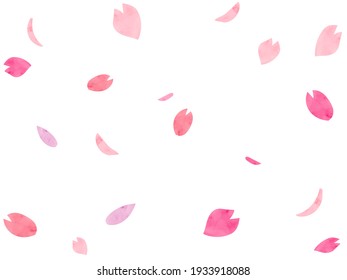 桜 ひらひら のイラスト素材 画像 ベクター画像 Shutterstock
